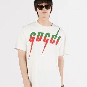 Gucci White Men's T-Shirt